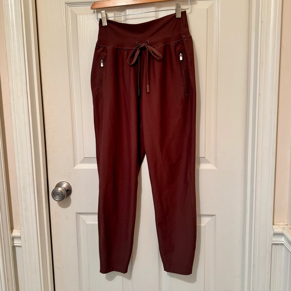 Women's High-Rise Go-Dry Jogger - Chocolate Brown- Size XS- Old Navy